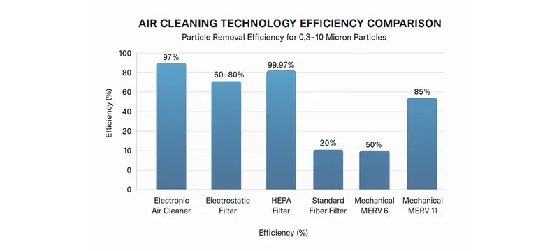 Electronic versus mechanical air filter comparison Electronic versus mechanical air filter comparison