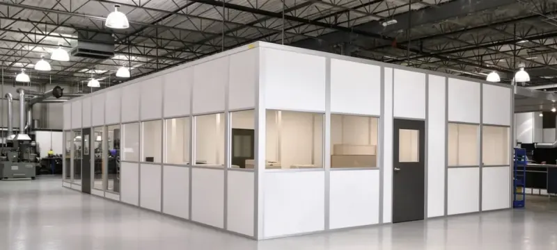 Quality inspection of cleanroom wall panels factory Quality inspection of cleanroom wall panels factory