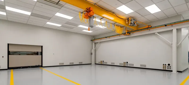 Cleanroom renovation retrofit project site Cleanroom renovation retrofit project site