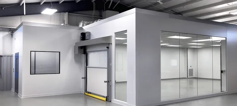 Modular cleanroom expansion construction project Modular cleanroom expansion construction project