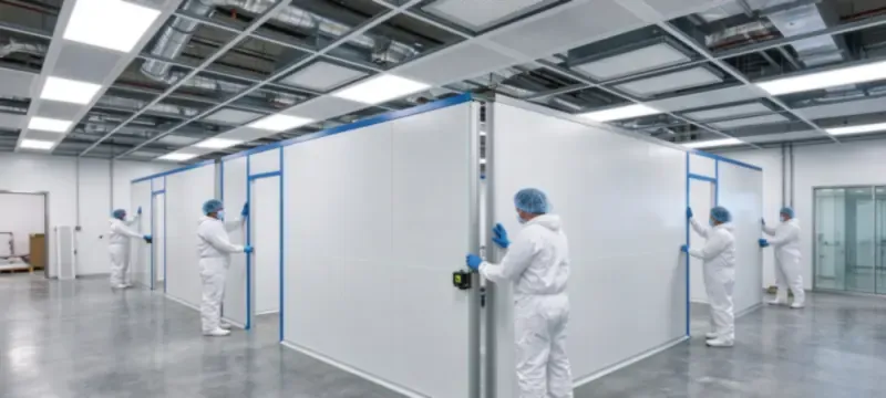 Pharmaceutical cleanroom panel installation project Pharmaceutical cleanroom panel installation project