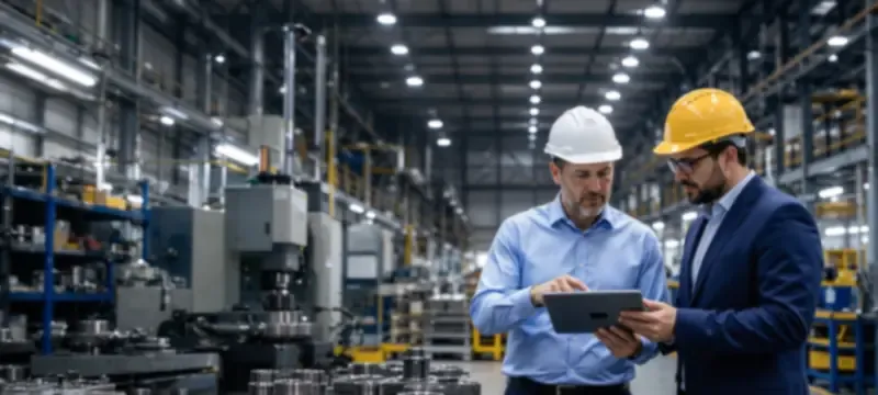 Engineer evaluating supplier documents procurement Engineer evaluating supplier documents procurement