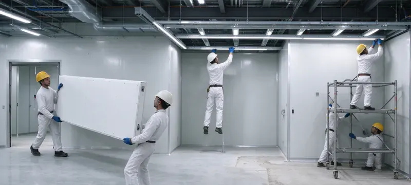 Cleanroom renovation expansion construction project Cleanroom renovation expansion construction project