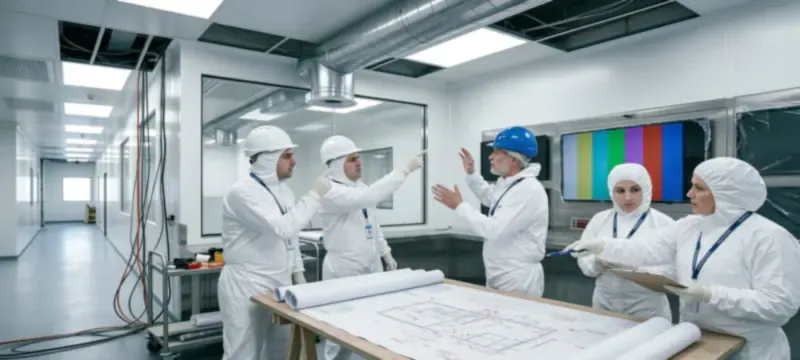 Cleanroom project handover inspection walkthrough Cleanroom project handover inspection walkthrough