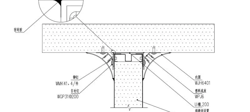 Cleanroom panel tolerance interface detail Cleanroom panel tolerance interface detail