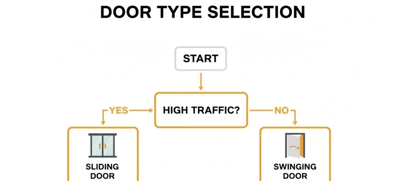 Hermetic door type selection matrix application