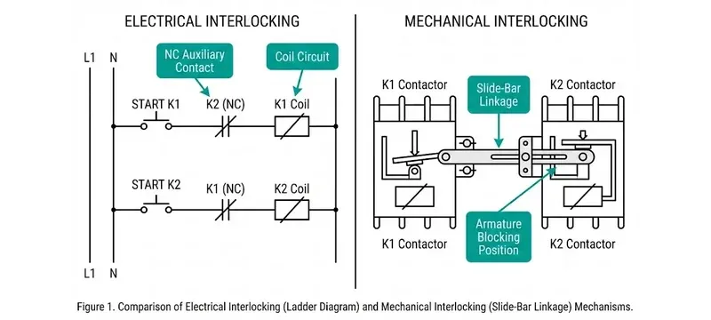 Airlock electrical mechanical interlock mechanism Airlock electrical mechanical interlock mechanism
