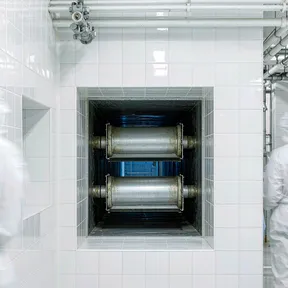 Deiiang backdraft dampers on pharmaceutical cleanroom exhaust ducts Deiiang backdraft dampers on pharmaceutical cleanroom exhaust ducts