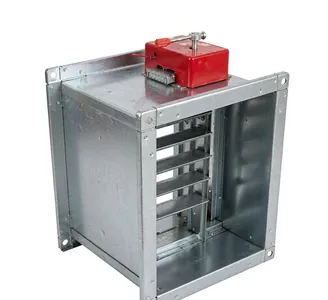 motorized louver damper