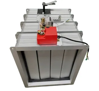 motorized rectangular damper