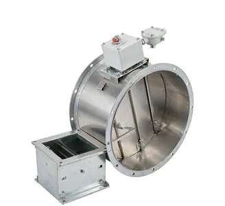 motorized round damper