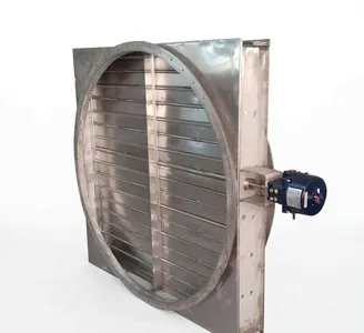 stainless steel motorized damper