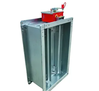 curtain type fire damper
