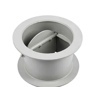 vertical backdraft damper