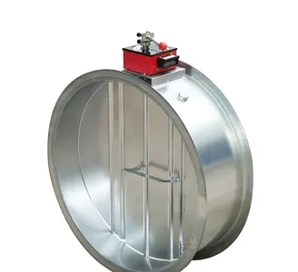 zone damper with actuator