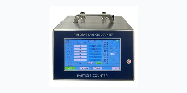 Large-flow 28.3 L/min benchtop particle counter