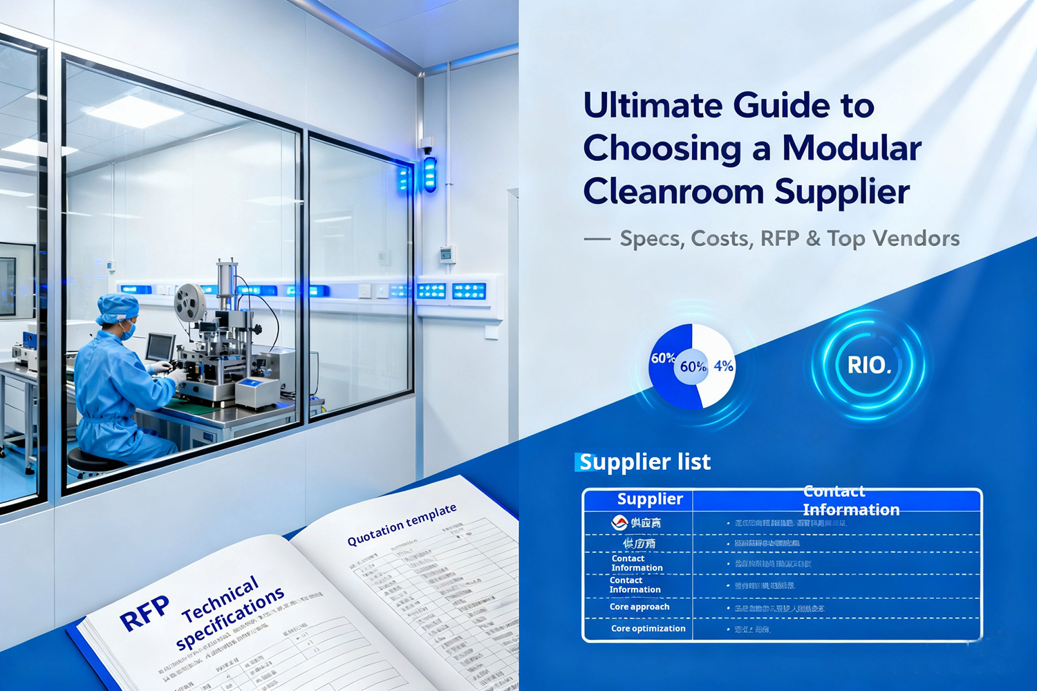 Ultimate Guide to Choosing a Modular Cleanroom Supplier — Specs, Costs, RFP & Top Vendors