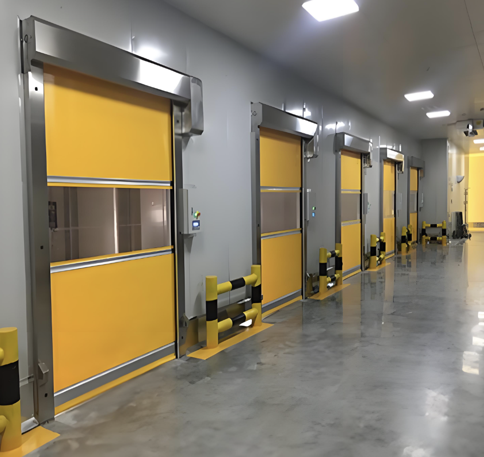 Rapid door cargo air shower