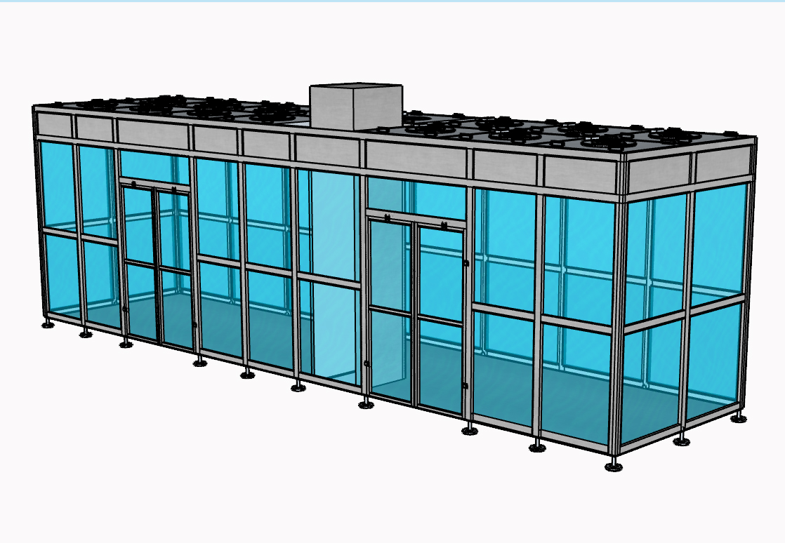 Deiiang ®️Aluminum acrylic ISO 5 cleanroom