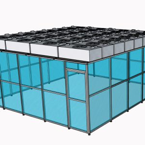 Deiiang ®️Aluminum acrylic ISO 7 cleanroom