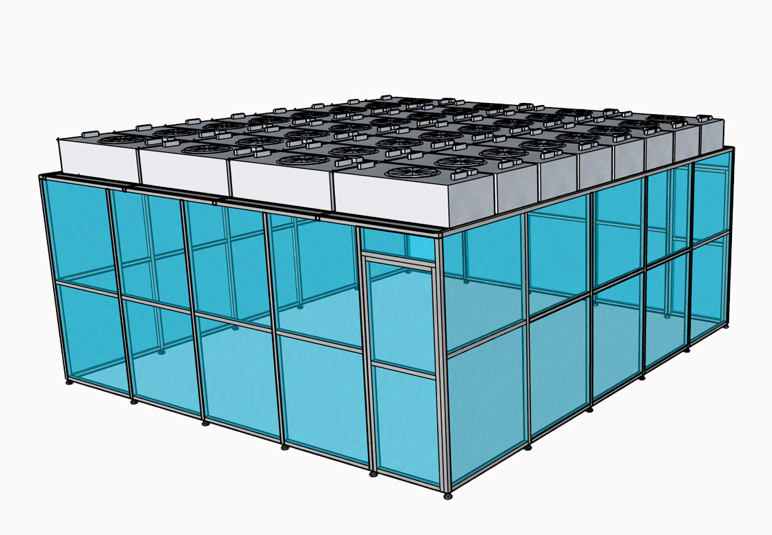 Deiiang ®️Aluminum acrylic ISO 7 cleanroom