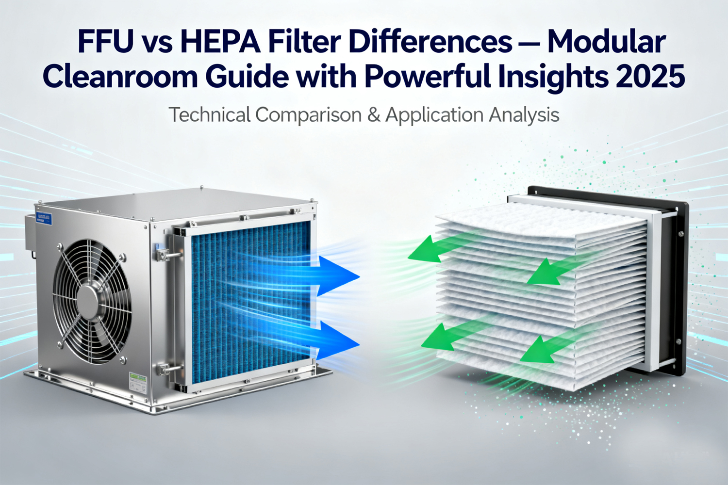 FFU vs HEPA Filter Differences — Modular Cleanroom Guide with Powerful Insights 2025