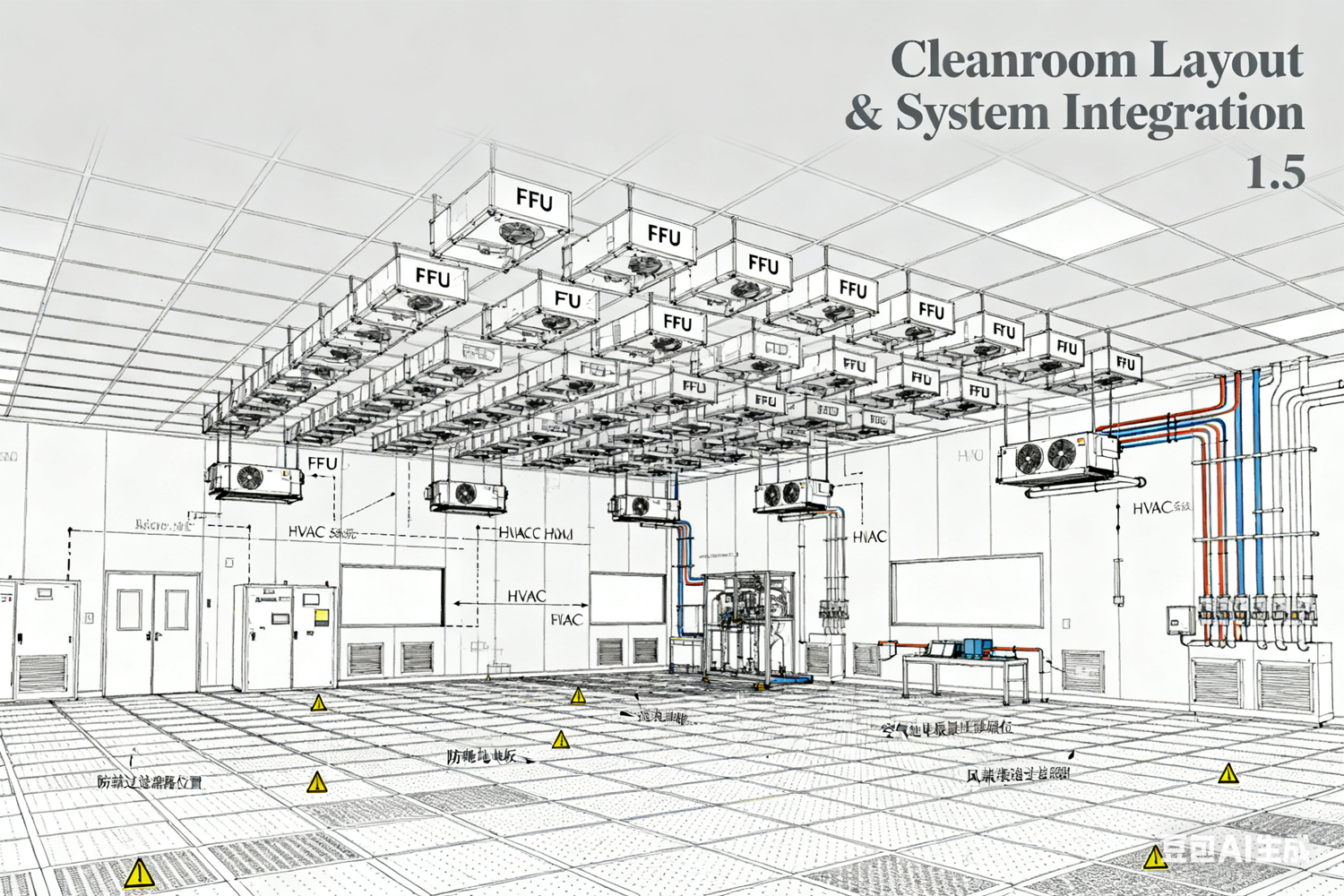 Modular cleanroom design layout diagram Modular cleanroom design layout diagram